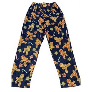 Men's Medium Gingerbread Print Holiday Lounge Pants